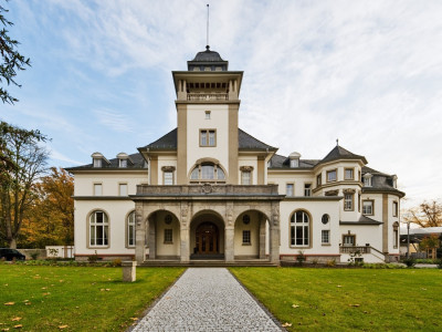 Fassade des historischen Georg-Christoph-Lichtenberg-Hauses in Darmstadt